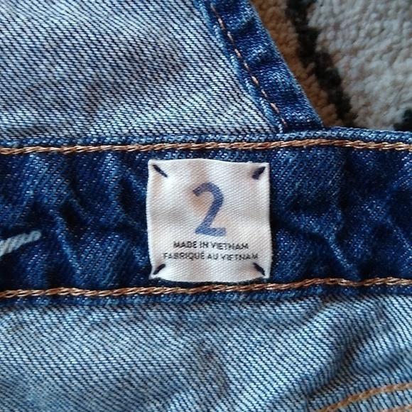 Free People Sunkissed Denim Short Shortalls Overalls Blue - Picture 9 of 11